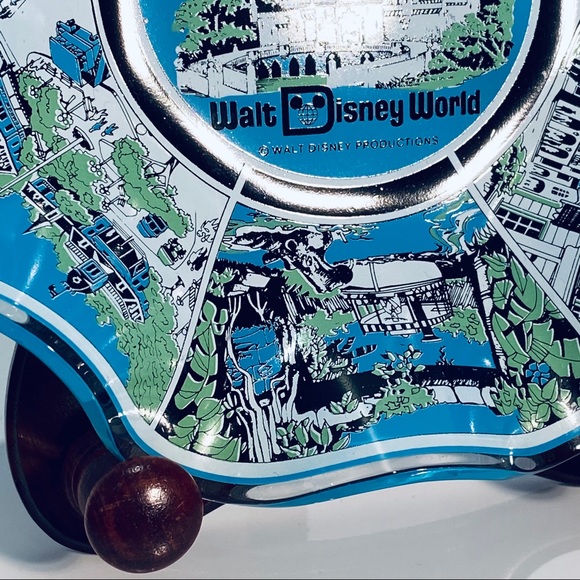 Walt Disney World Glass Candy Dish Bowl 1970’s - Picture 2 of 14